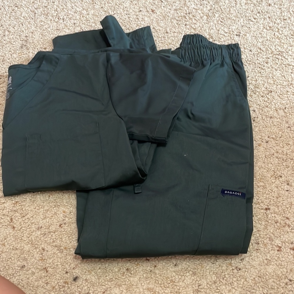 Women's Dark Green Scrub Top - Professional Medical Top